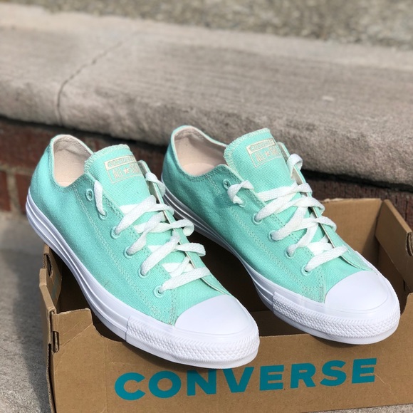 Converse Renew CTAS OX Low Top Canvas Mint Shoes - Picture 3 of 9